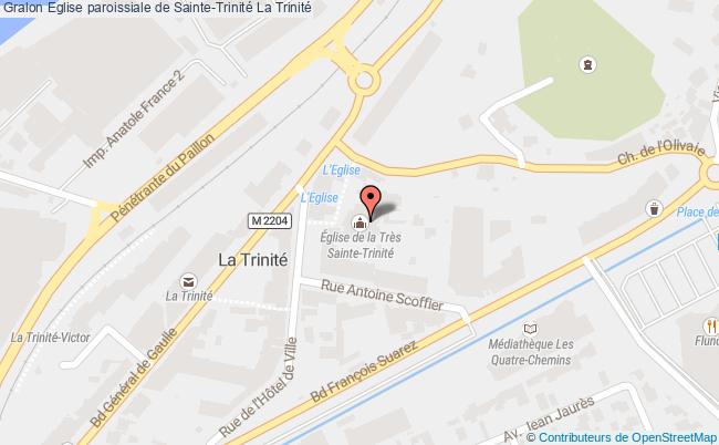 plan Eglise Paroissiale De Sainte-trinité La Trinité La Trinité