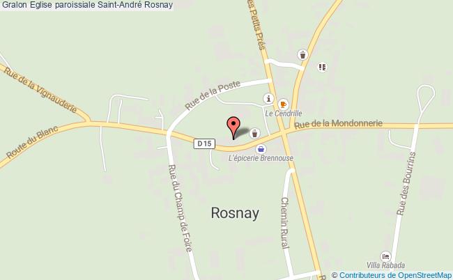 plan Eglise Paroissiale Saint-andré Rosnay Rosnay