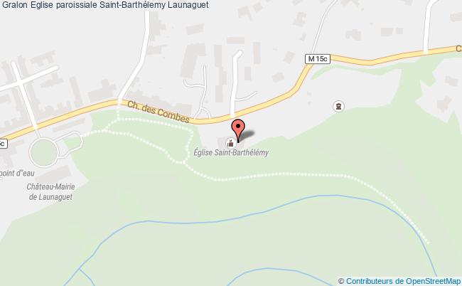 plan Eglise Paroissiale Saint-barthélemy Launaguet Launaguet