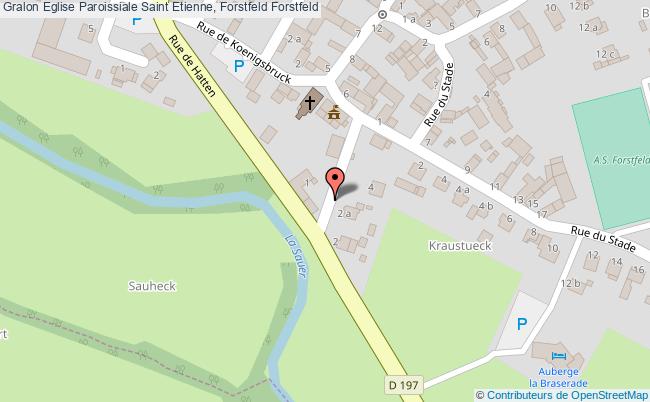 plan Eglise Paroissiale Saint Etienne, Forstfeld Forstfeld Forstfeld