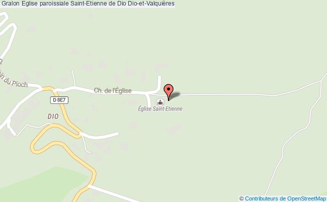 Eglise paroissiale saintetienne de dio Dioetvalquières tourisme
