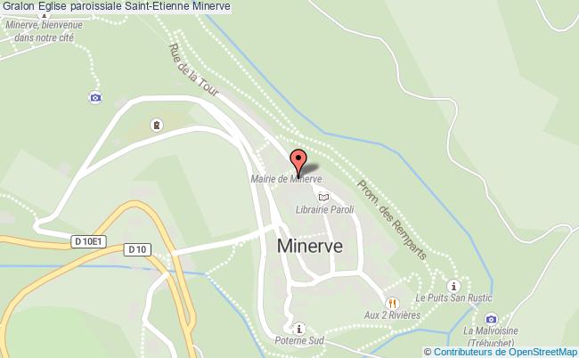 plan Eglise Paroissiale Saint-etienne Minerve Minerve