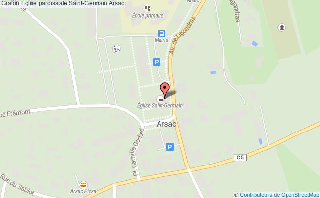 plan Eglise Paroissiale Saint-germain Arsac Arsac