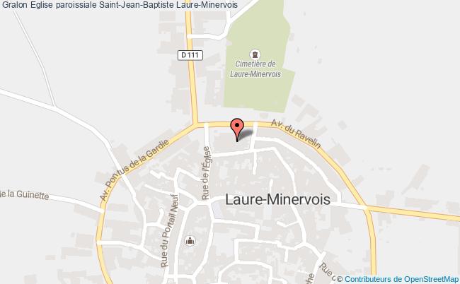 plan Eglise Paroissiale Saint-jean-baptiste Laure-minervois Laure-Minervois