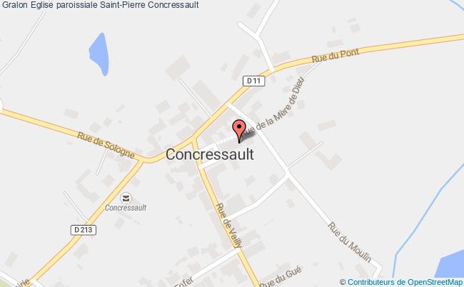 plan Eglise Paroissiale Saint-pierre Concressault Concressault