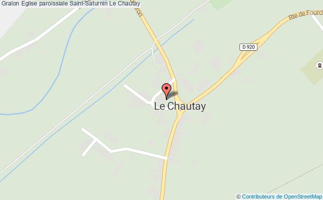 plan Eglise Paroissiale Saint-saturnin Le Chautay Le Chautay