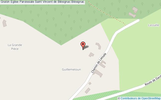 plan Eglise Paroissiale Saint Vincent De Blésignac Blésignac Blésignac