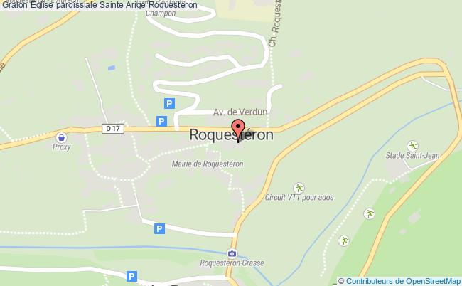 plan Eglise Paroissiale Sainte Arige Roquesteron Roquesteron