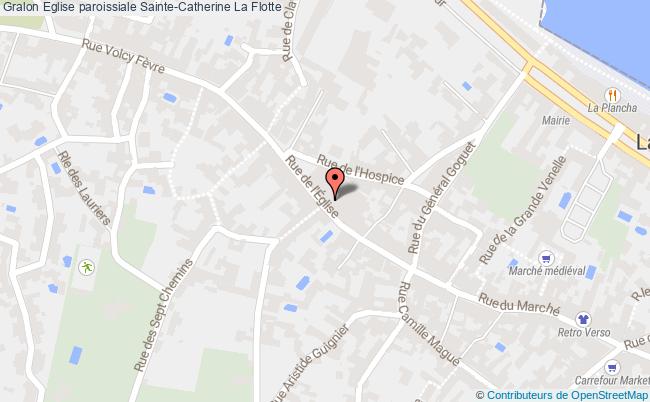 plan Eglise Paroissiale Sainte-catherine La Flotte La Flotte