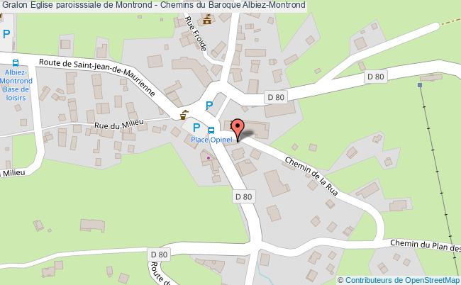 Eglise paroisssiale de Montrond - Chemins du Baroque