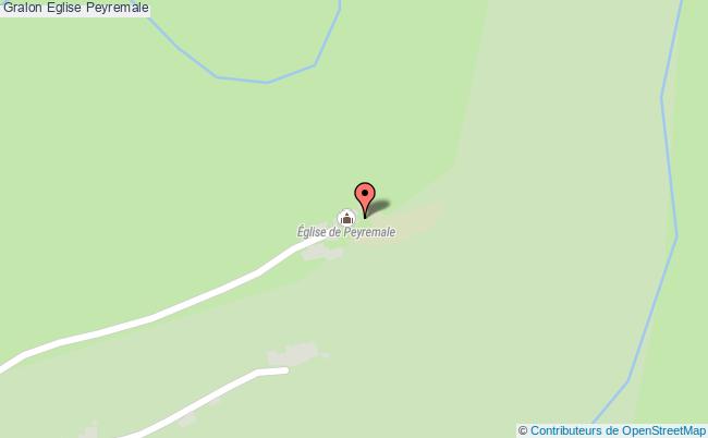 plan Eglise Peyremale Peyremale
