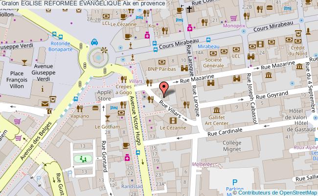 plan Eglise RÉformÉe ÉvangÉlique Aix En Provence Aix en provence