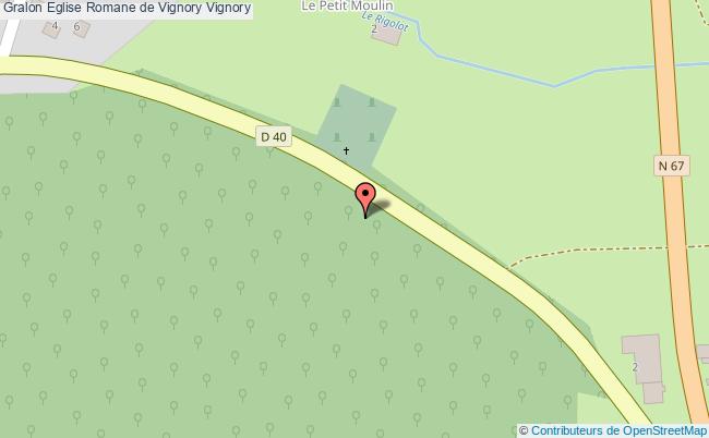 plan Eglise Romane De Vignory Vignory Vignory