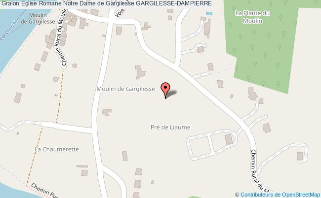 plan Eglise Romane Notre Dame De Gargilesse Gargilesse-dampierre GARGILESSE-DAMPIERRE