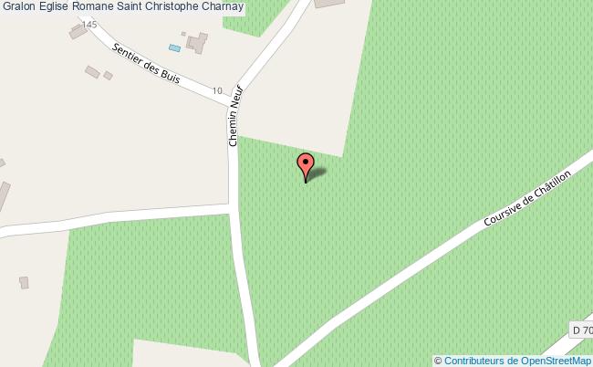 plan Eglise Romane Saint Christophe Charnay Charnay