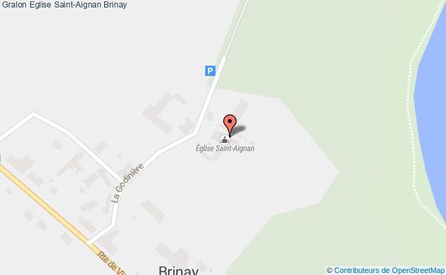 plan Eglise Saint-aignan Brinay Brinay