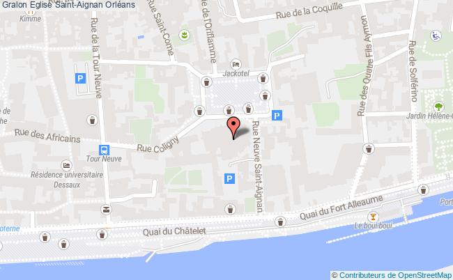 plan Eglise Saint-aignan Orléans Orléans