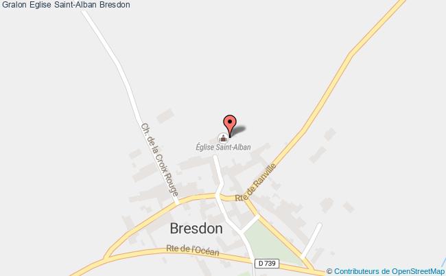 plan Eglise Saint-alban Bresdon Bresdon