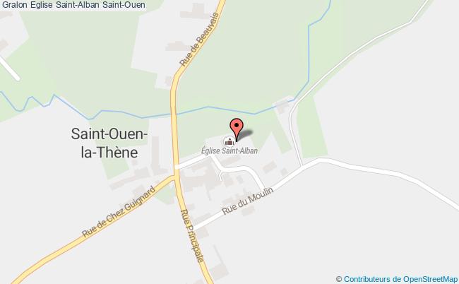 plan Eglise Saint-alban Saint-ouen Saint-Ouen