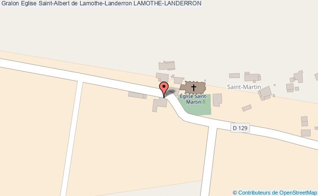 Eglise saintalbert de lamothelanderron Lamothelanderron tourisme