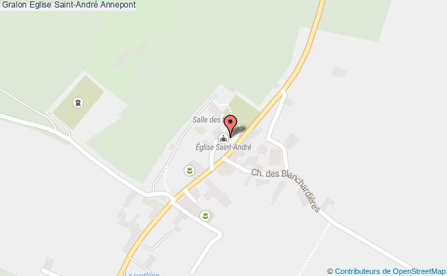 plan Eglise Saint-andré Annepont Annepont