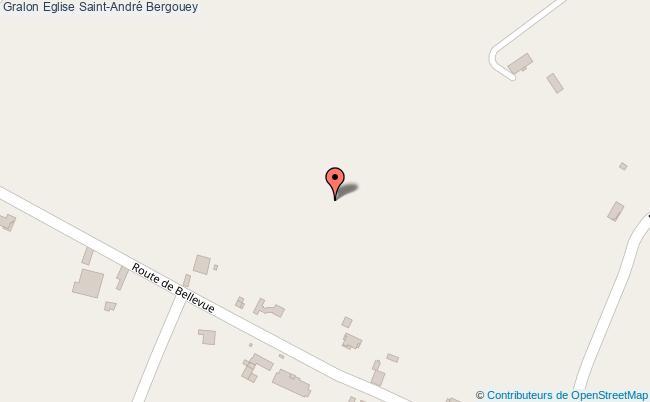 plan Eglise Saint-andré Bergouey Bergouey