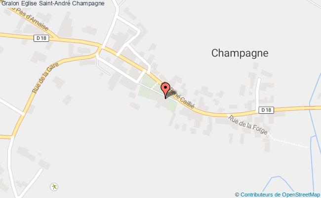 plan Eglise Saint-andré Champagne Champagne