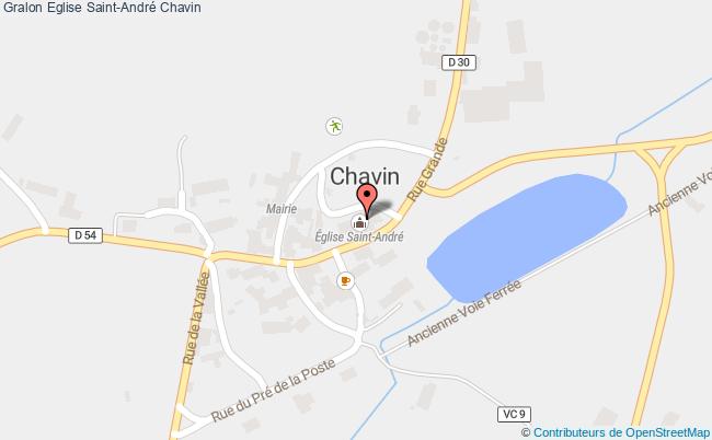 plan Eglise Saint-andré Chavin Chavin