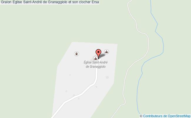 plan Eglise Saint-andré De Granaggiolo Et Son Clocher Ersa Ersa