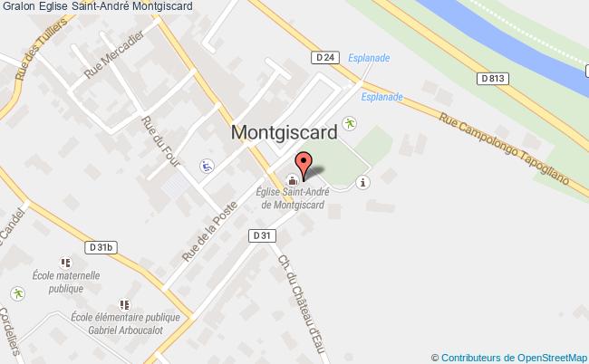 plan Eglise Saint-andré Montgiscard Montgiscard