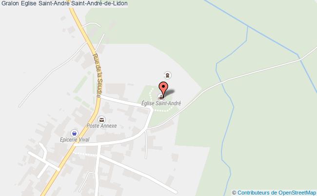 plan Eglise Saint-andré Saint-andré-de-lidon Saint-André-de-Lidon