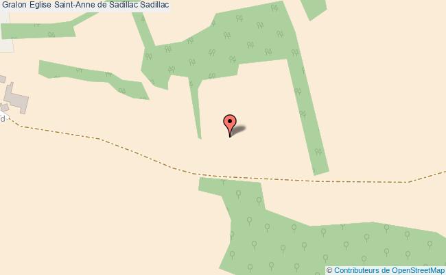plan Eglise Saint-anne De Sadillac Sadillac Sadillac