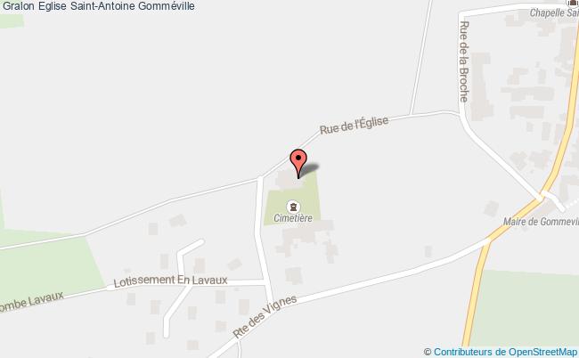 plan Eglise Saint-antoine Gomméville Gomméville