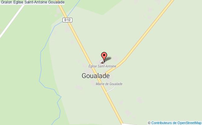 plan Eglise Saint-antoine Goualade Goualade