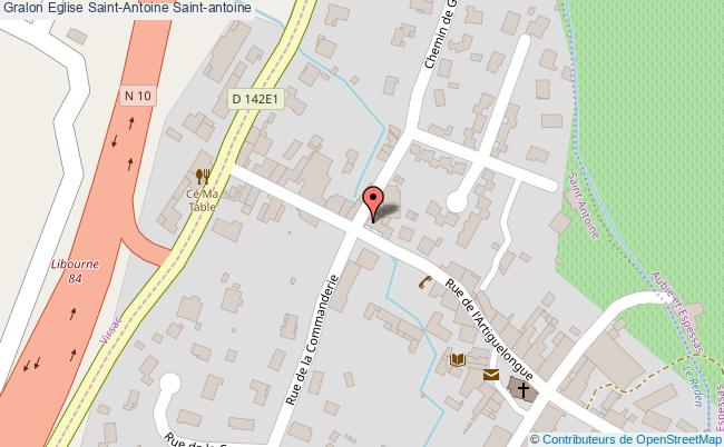 plan Eglise Saint-antoine Saint-antoine Saint-antoine