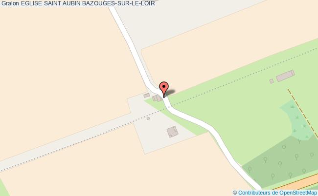 plan Eglise Saint Aubin Bazouges-sur-le-loir BAZOUGES-SUR-LE-LOIR