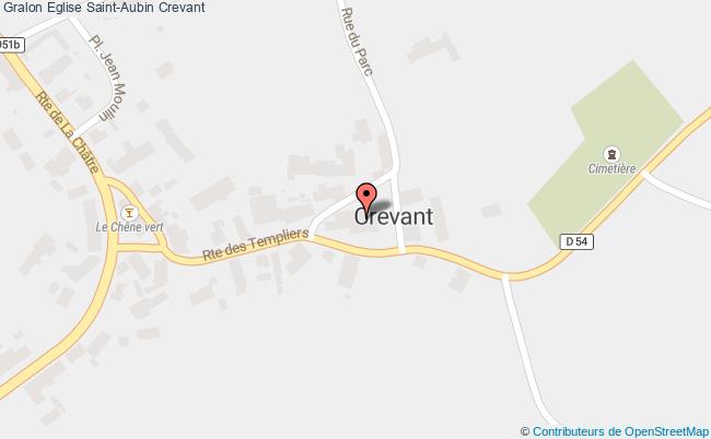 plan Eglise Saint-aubin Crevant Crevant