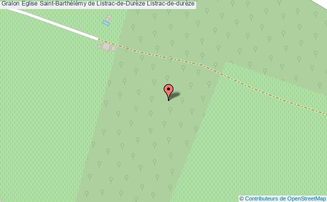 plan Eglise Saint-barthélémy De Listrac-de-durèze Listrac-de-durèze Listrac-de-durèze