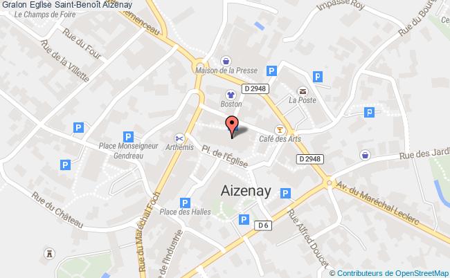 plan Eglise Saint-benoît Aizenay Aizenay