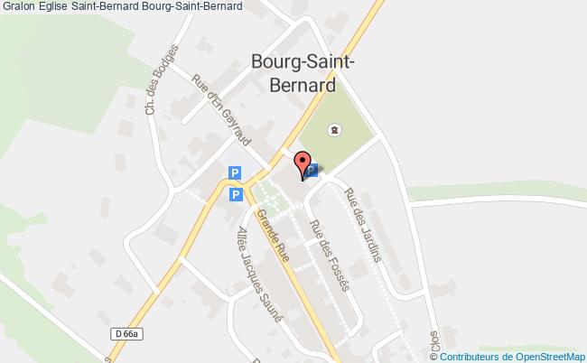 plan Eglise Saint-bernard Bourg-saint-bernard Bourg-Saint-Bernard