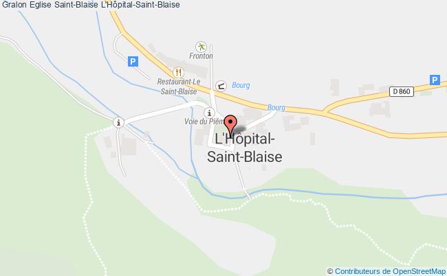 plan Eglise Saint-blaise L'hôpital-saint-blaise L'Hôpital-Saint-Blaise