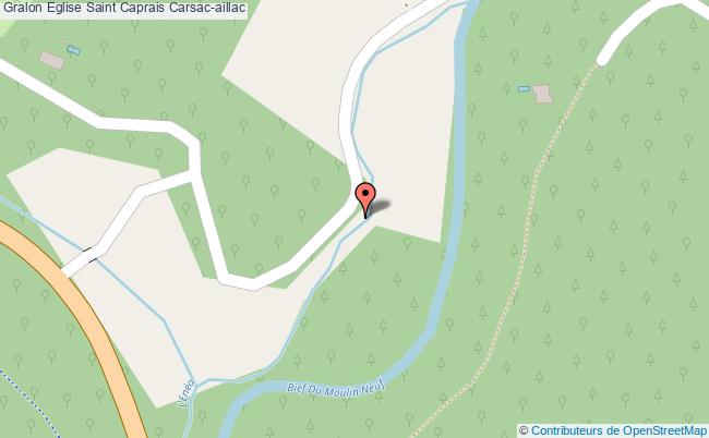 plan Eglise Saint Caprais Carsac-aillac Carsac-aillac
