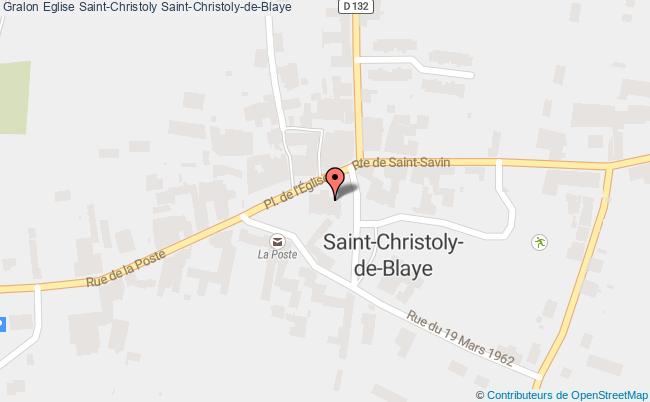 plan Eglise Saint-christoly Saint-christoly-de-blaye Saint-Christoly-de-Blaye