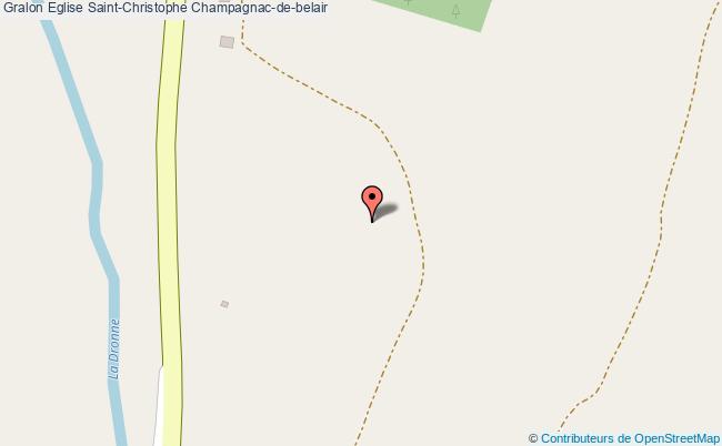plan Eglise Saint-christophe Champagnac-de-belair Champagnac-de-belair