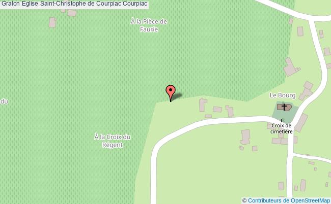 plan Eglise Saint-christophe De Courpiac Courpiac Courpiac