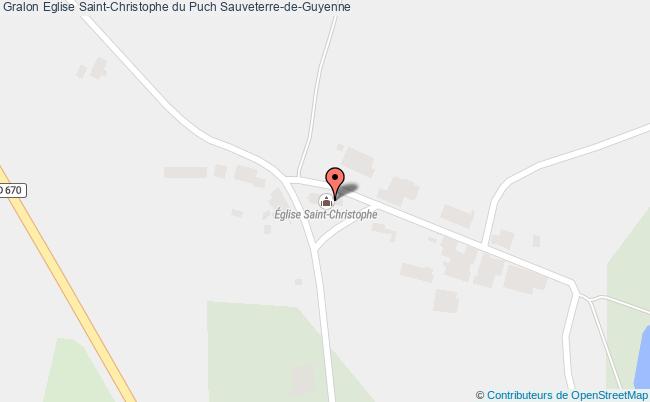 Eglise saintchristophe du puch Sauveterredeguyenne tourisme