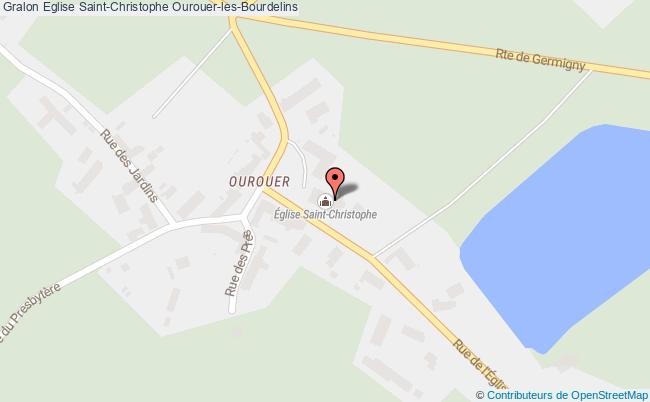 plan Eglise Saint-christophe Ourouer-les-bourdelins Ourouer-les-Bourdelins