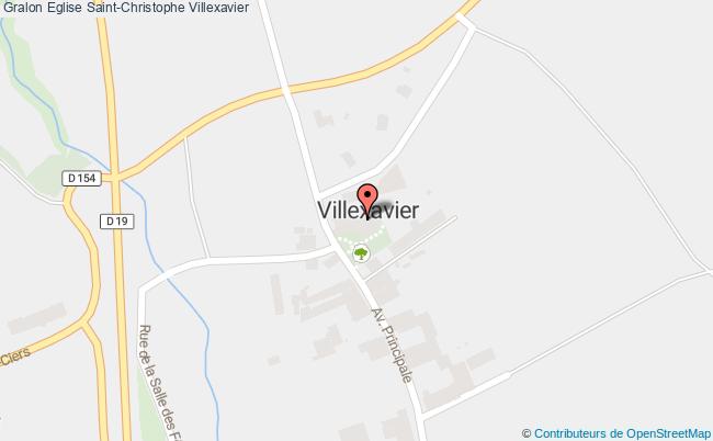 plan Eglise Saint-christophe Villexavier Villexavier