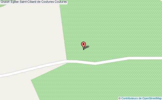 plan Eglise Saint-cibard De Coutures Coutures Coutures