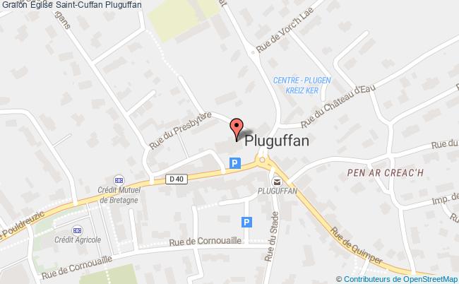 plan Eglise Saint-cuffan Pluguffan Pluguffan